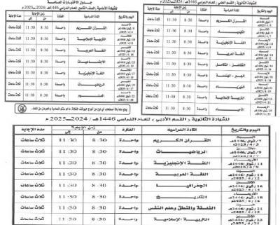 صنعاء.. إعلان جدول اختبارات الشهادة العامة